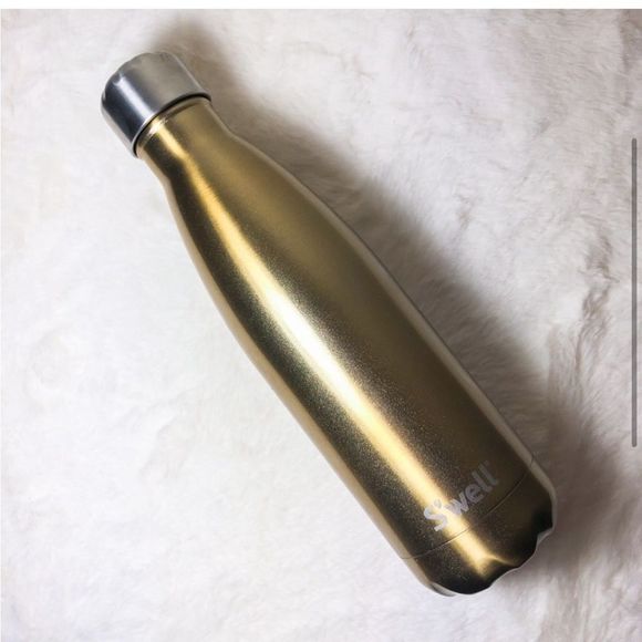 Gold Swell Stainless Steel Insulated Water Bottle - Picture 4 of 7